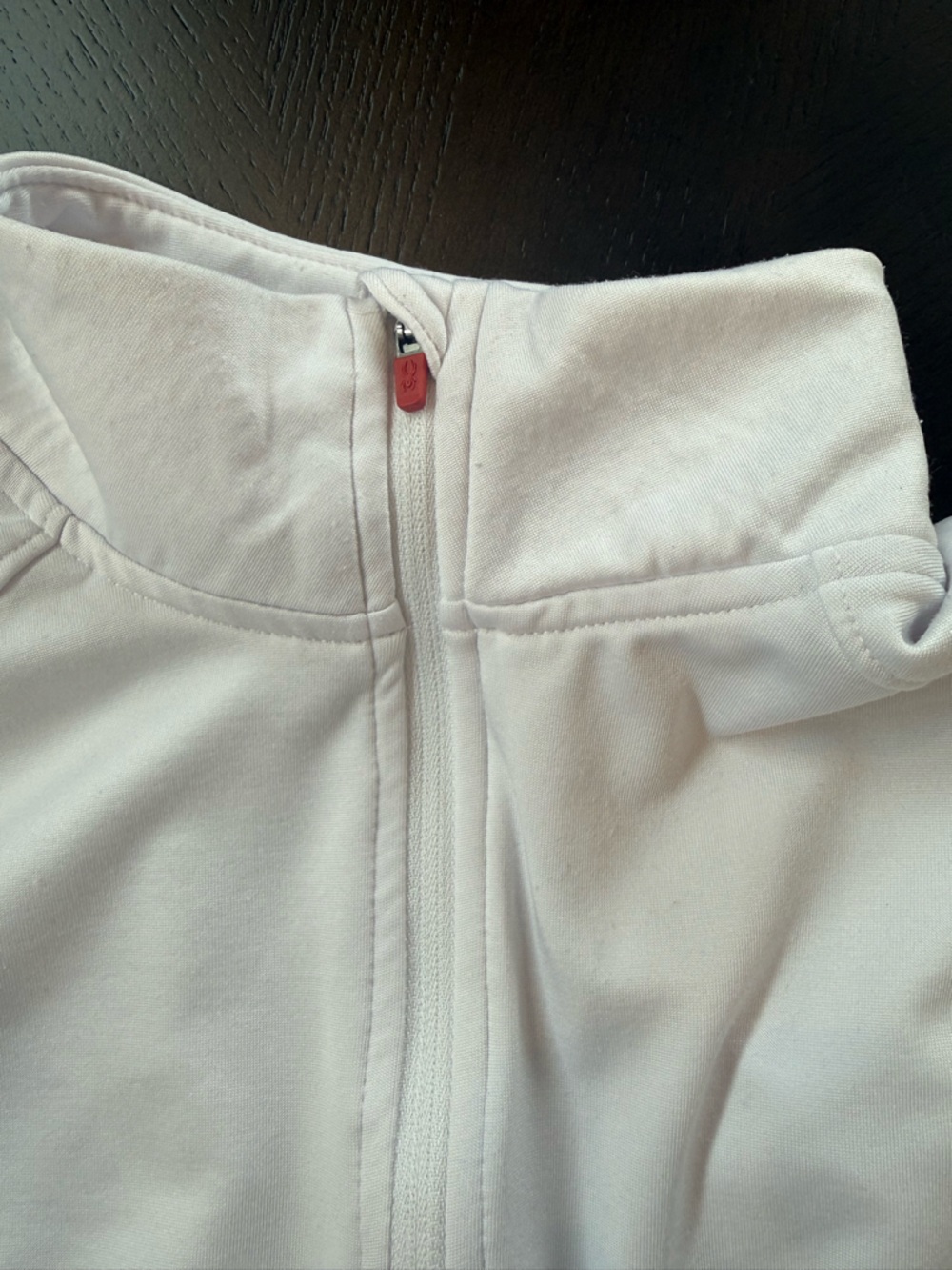 Spyder White Active Zip-Neck Top - Picture 3 of 3